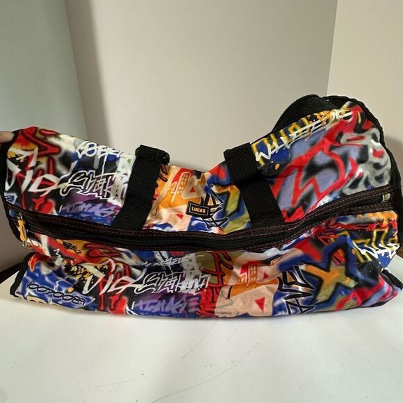 LUCAS graffiti Travel Duffle bags and small bag Set of 3 - Picture 7 of 16